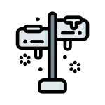Signpost Road Sign Street Guidepost 2 SVG Icon